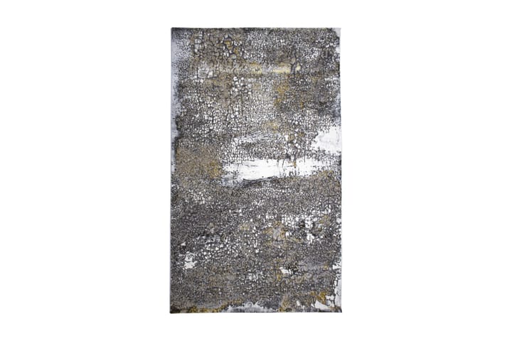 Matto Asaphe 80x150 cm - Valkoinen/Harmaa/Kulta - Kodintekstiilit & matot - Matto - Pienet matot