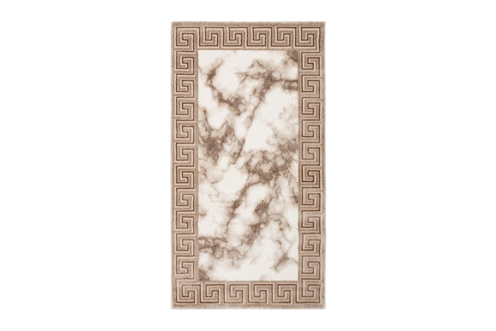 Matto Galya Versace 80x150 cm - Nougat - Kodintekstiilit & matot - Matto - Kuviollinen matto & värikäs matto