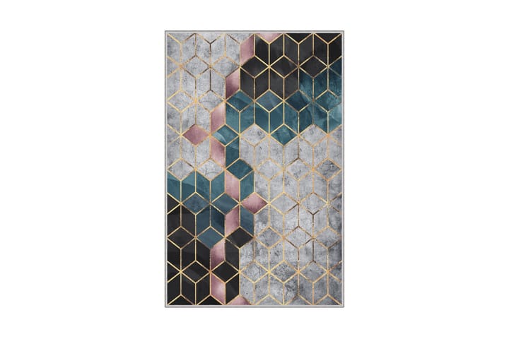 Matto Homefesto 60x100 cm - Monivärinen - Kodintekstiilit & matot - Matto - Moderni matto - Wilton-matto
