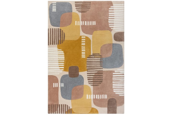 Matto Zest Pop 120x170 cm Keltainen - Flair Rugs - Kodintekstiilit & matot - Matto - Kuviollinen matto & värikäs matto