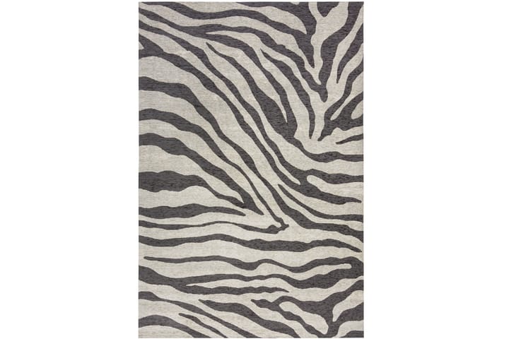 Patchworkmatto Manhattan Wilder Zebra 120x170 cm Hiili/Harma - Flair Rugs - Kodintekstiilit & matot - Matto - Itämainen matto - Patchwork-matto
