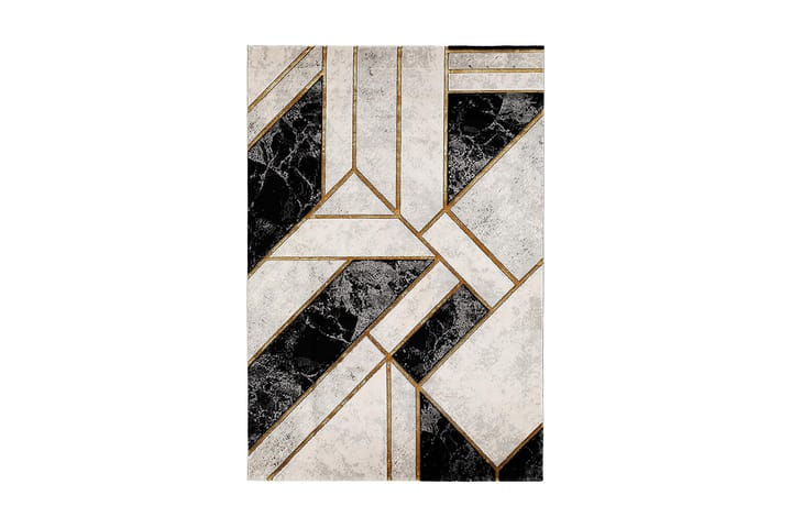 Matto Diamond Spectra 160x230 cm kulta - Kodintekstiilit & matot - Matto - Moderni matto - Käytävämatto