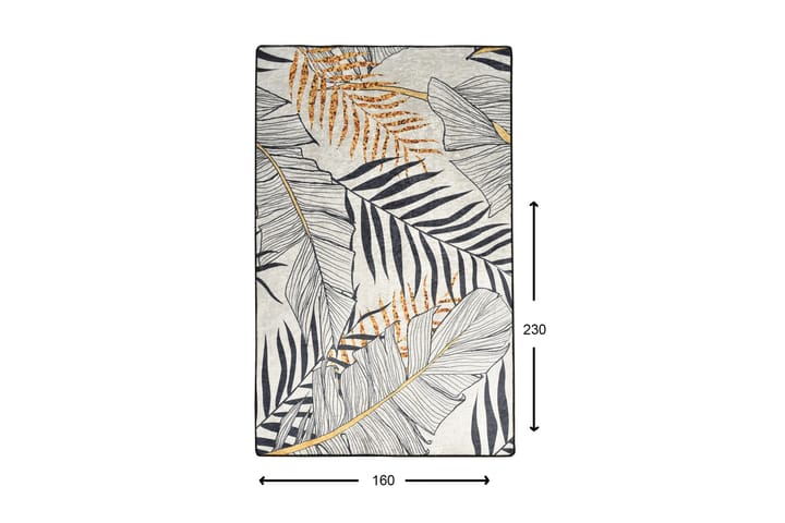 Matto Herbal 160x230 cm - Monivärinen / Sametti - Kodintekstiilit - Matot - Isot matot