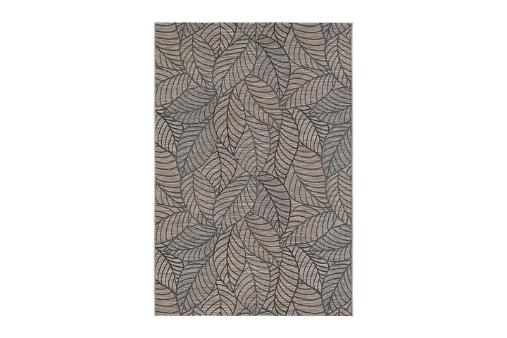 Ulkomatto Verona Leaves 160x230 cm - Pellavanvärinen - Kodintekstiilit - Matot - Isot matot