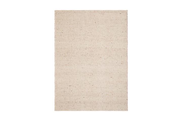 Villamatto Orissa 160x230 cm - Luonnonväri/Valkoinen - Kodintekstiilit & matot - Matto - Tasokudotut matot