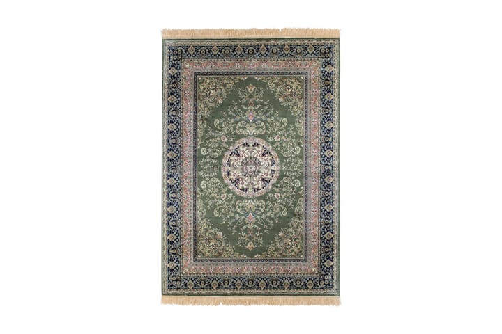 Itämainen matto Casablanca Medallion 200x300 - Vihreä - Kodintekstiilit & matot - Matto - Tasokudotut matot