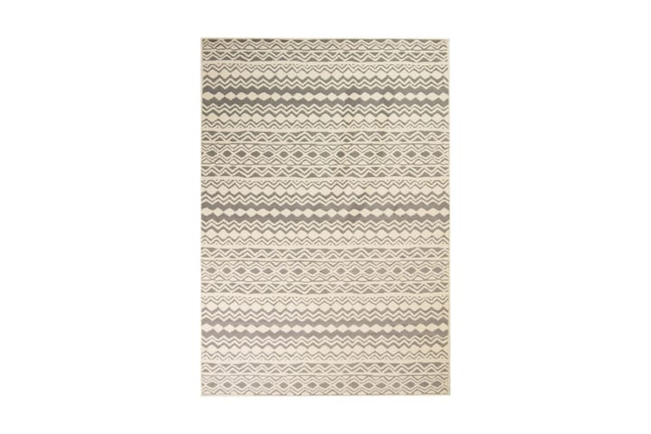 Moderni matto perinteinen kuvio 80x150 cm beige/harmaa - Monivärinen - Kodintekstiilit & matot - Matto - Ulkomatto - Muovimatto