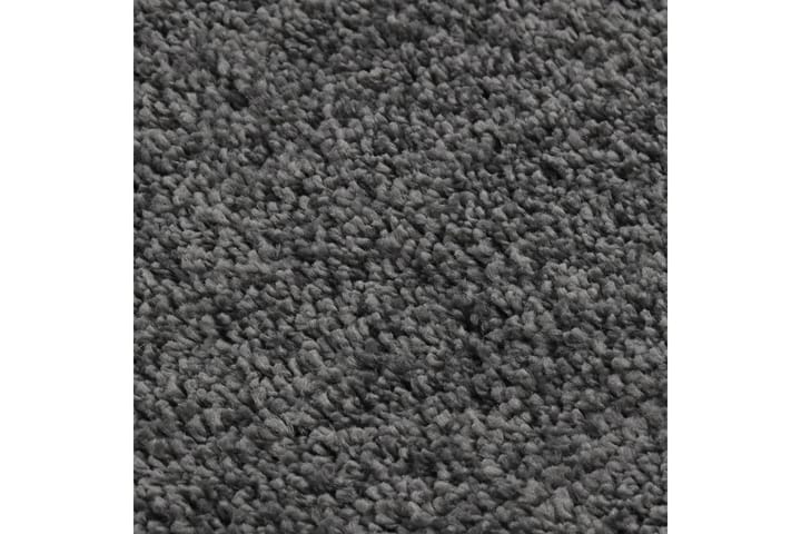 Pörrömatto tummanharmaa 80x150 cm liukumaton - Harmaa - Kodintekstiilit - Matot - Ulkomatto - Muovimatto