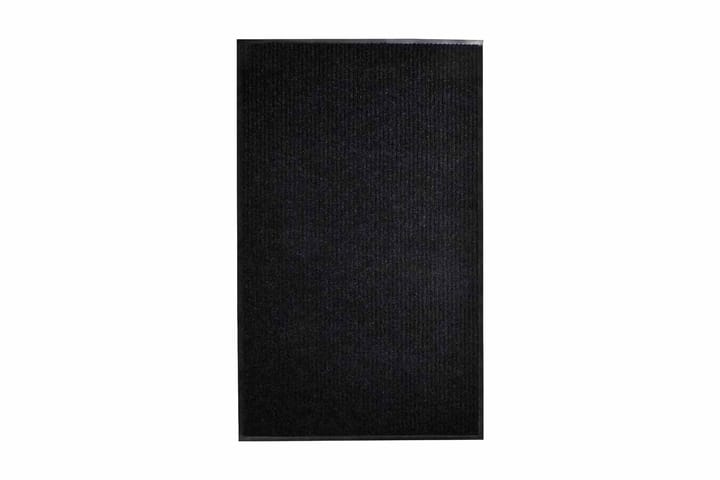 Musta PVC Ovimatto 90 x 60 cm - Musta - Kodintekstiilit - Matot - Ulkomatto
