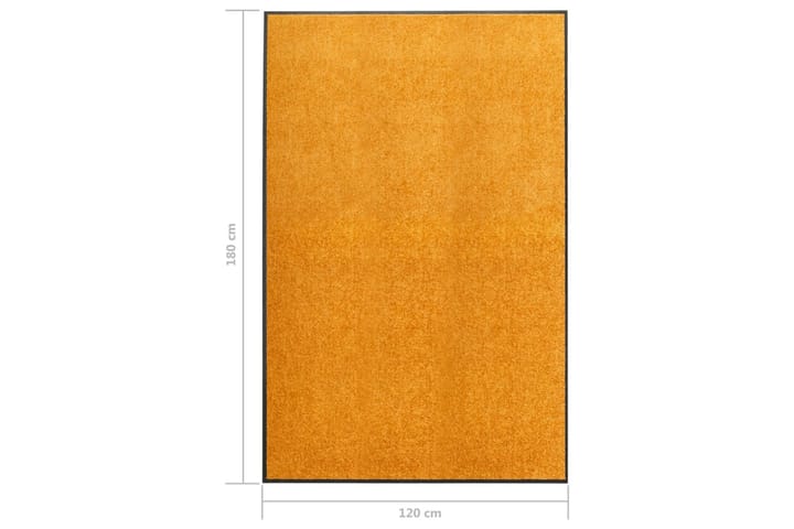 Ovimatto pestävä oranssi 120x180 cm - Kodintekstiilit & matot - Matto - Ulkomatto - Eteisen matot & kynnysmatot