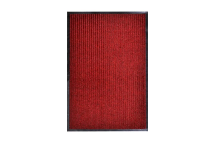 Ovimatto punainen 160x220 cm PVC - Punainen - Kodintekstiilit & matot - Matto - Ulkomatto - Eteisen matot & kynnysmatot