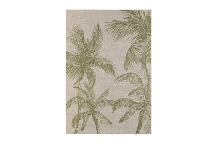 Ulkomatto Bahamas Palm 200x290 cm - Vihreä - Kodintekstiilit - Matot - Ulkomatto