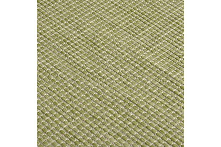 Ulkomatto Flatweave 100x200 cm vihreä - Vihreä - Kodintekstiilit & matot - Matto - Ulkomatto - Eteisen matto & kynnysmatto