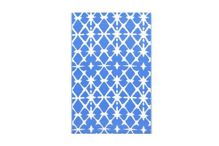 Ulkomatto sinivalkoinen 120x180 cm PP - Kodintekstiilit & matot - Matto - Ulkomatto