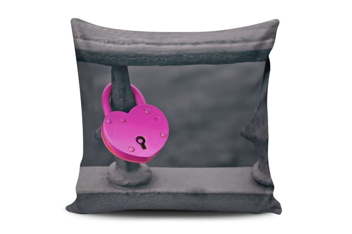 Tyyny Cushion Love 45x45 cm - Monivärinen - Kodintekstiilit - Tyyny & torkkupeitto - Koristetyynyt
