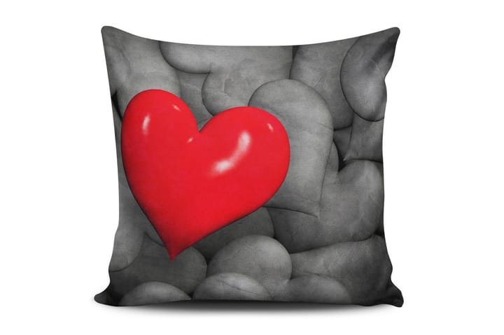 Tyyny Cushion Love 45x45 cm - Monivärinen - Kodintekstiilit & matot - Tyyny & torkkupeitto - Koristetyynyt