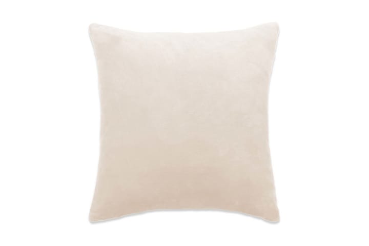 Tyynynpäällinen 4 kpl veluuri 50x50 cm luonnonvalkoinen - Valkoinen - Kodintekstiilit & matot - Tyyny & torkkupeitto - Tyynynpäälliset