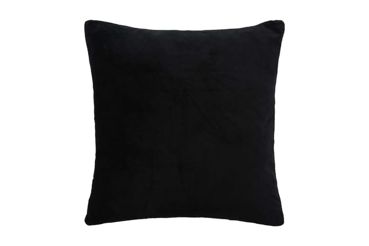 Tyynynpäällinen 4kpl veluuri 40x40 cm musta - Musta - Kodintekstiilit & matot - Tyyny & torkkupeitto - Tyynynpäälliset