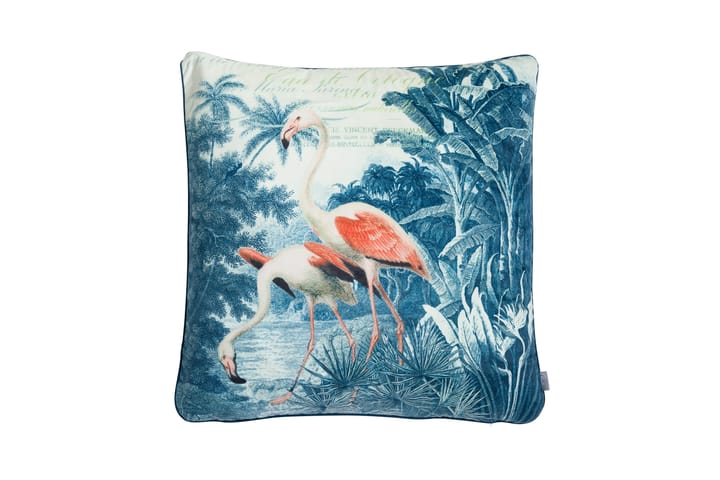 Tyynynpäällinen Flamingo - Sininen - Kodintekstiilit - Tyyny & torkkupeitto - Tyynynpäälliset