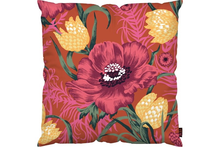 Tyynynpäällinen Kiovan kukka 43x43 cm Punainen - Vallila - Kodintekstiilit & matot - Tyyny & torkkupeitto - Tyynynpäälliset