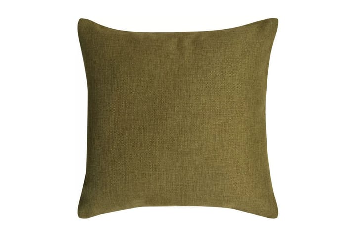 Tyynynpäällinen Pellavatyylinen Vihreä 4kpl 50 x 50 cm - Vihreä - Kodintekstiilit - Tyyny & torkkupeitto - Tyynynpäälliset