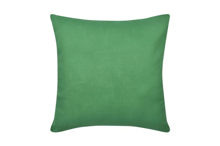 Vihreä Tyynynpäällinen Puuvilla 4kpl 40 x 40 cm - Vihreä - Kodintekstiilit - Tyyny & torkkupeitto - Tyynynpäälliset