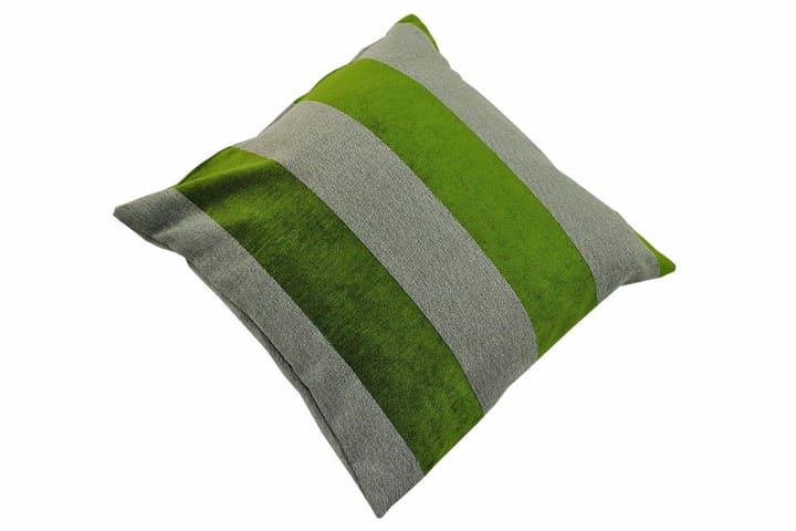 Tyynynpäällinen 45 x 45 cm - Vihreäraidallinen - Kodintekstiilit - Tyyny & torkkupeitto - Ulkotyyny
