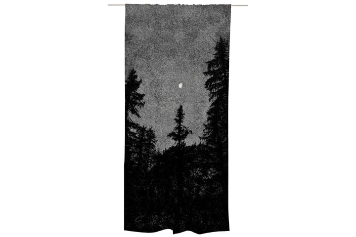 Valmisverho Midnight Forest 140x250 cm Musta - Vallila - Kodintekstiilit - Verhot - Sivuverho - Täyspitkä verho