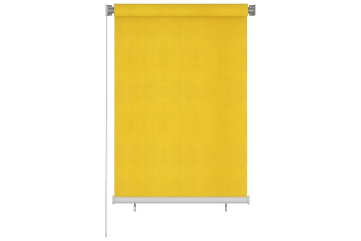 Rullaverho ulkotiloihin 100x140 cm keltainen HDPE - Keltainen - Kodintekstiilit & matot - Verhot