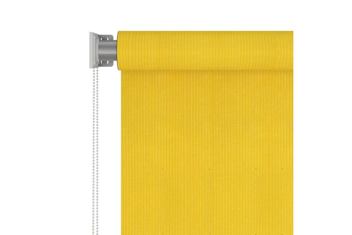 Rullaverho ulkotiloihin 100x140 cm keltainen HDPE - Keltainen - Kodintekstiilit & matot - Verhot