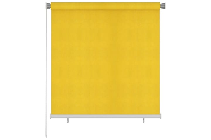 Rullaverho ulkotiloihin 140x140 cm keltainen HDPE - Keltainen - Kodintekstiilit & matot - Verhot