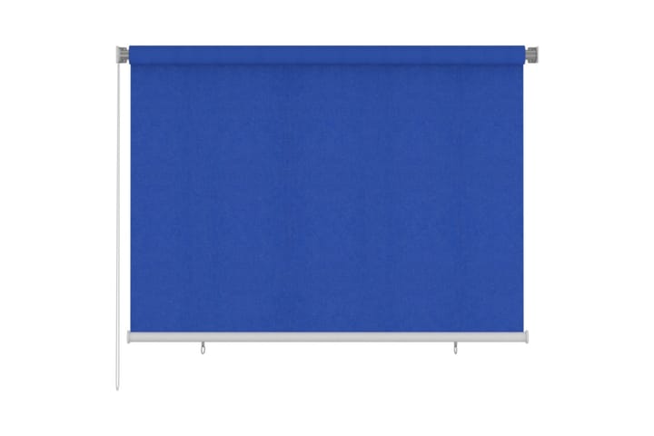 Rullaverho ulkotiloihin 200x140 cm sininen HDPE - Sininen - Kodintekstiilit & matot - Verhot
