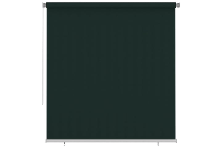 Rullaverho ulkotiloihin 220x230 cm tummanvihreä HDPE - Vihreä - Kodintekstiilit & matot - Verhot