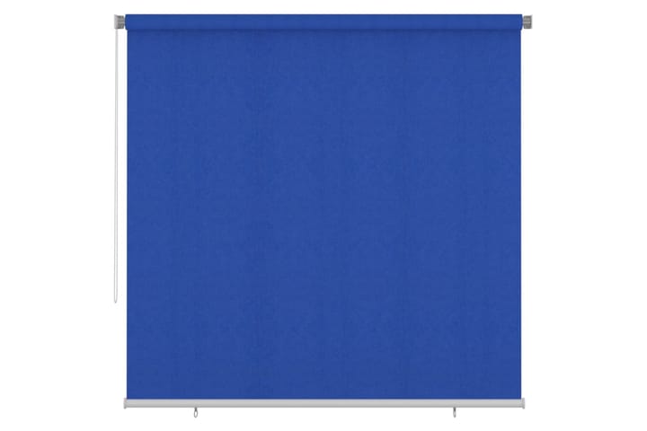 Rullaverho ulkotiloihin 240x230 cm sininen HDPE - Sininen - Kodintekstiilit - Verhot
