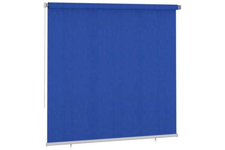 Rullaverho ulkotiloihin 240x230 cm sininen HDPE - Sininen - Kodintekstiilit - Verhot