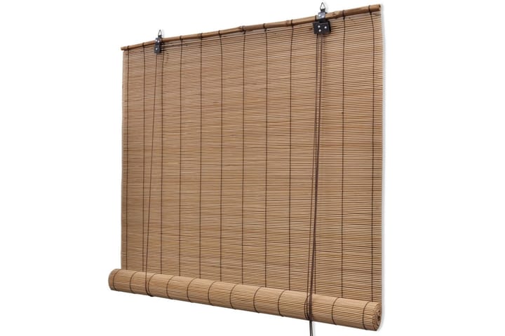 Ruskea Bambu rullaverho 80x160 cm - Ruskea - Kodintekstiilit & matot - Verhot - Rullaverho