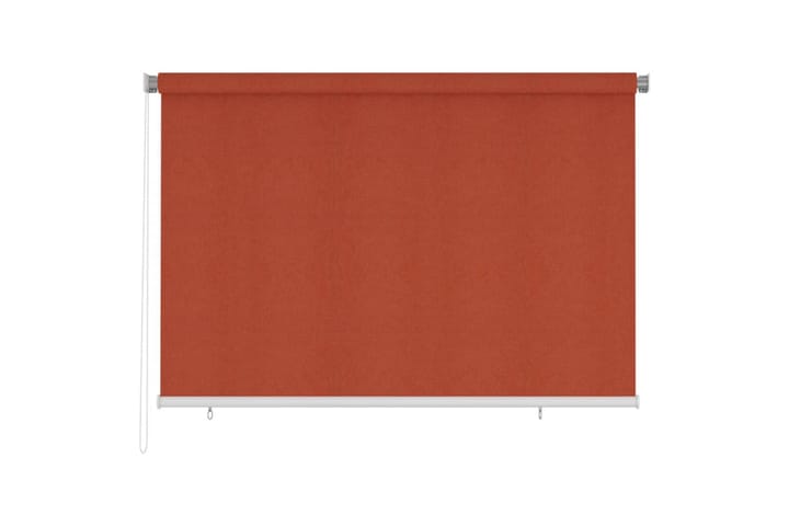 Ulkorullaverho 220x140 cm terrakotta HDPE - Punainen - Kodintekstiilit - Verhot