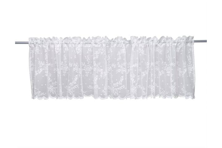 Verhokappa EH Sigrid Lace 45x250 cm Valkoinen - Kodintekstiilit - Verhot