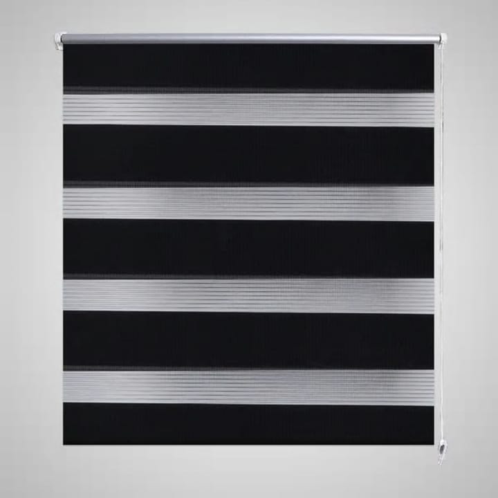 Zebra rullakaihdin 50 x 100 cm musta - Musta - Kodintekstiilit & matot - Verhot