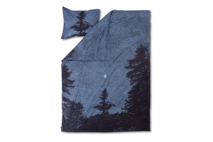 Pussilakanasetti Midnight Forest 150x210 cm Beige - Vallila - Kodintekstiilit - Vuodevaatteet