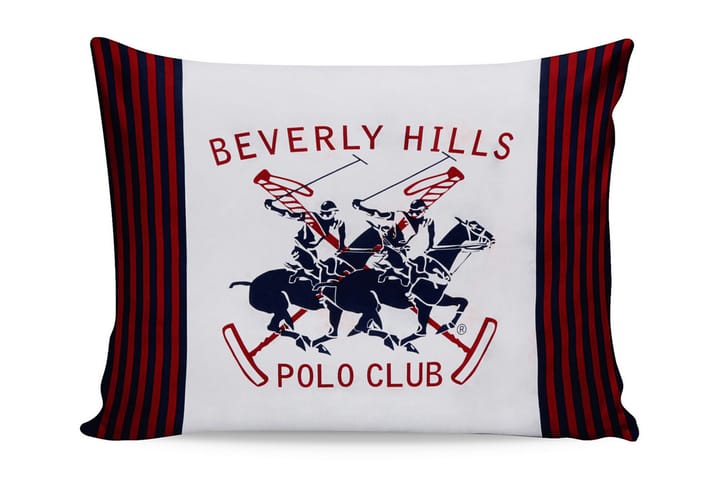 Tyynyliina Beverly Hills Polo Club 50x70 cm 2-pak - Valk/T.sininen/Pun/Oranssi - Kodintekstiilit & matot - Vuodevaatteet - Tyynyliina