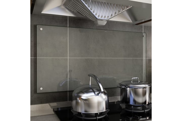 Keittiön roiskesuoja läpinäkyvä 100x50 cm karkaistu lasi - Läpinäkyvä - Talo & remontointi - Ilmastointi - Tuuletin