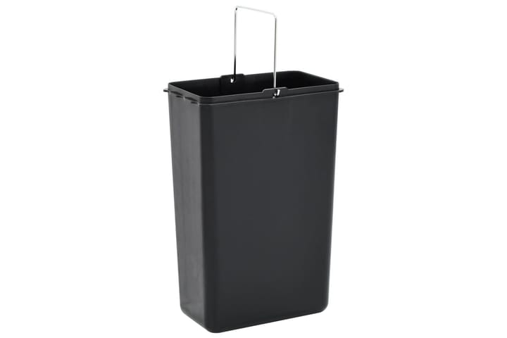 Kierrätysroskakori hopea ruostumaton teräs 3x8 l - Hopea - Kotitalous - Siivous & vaatehuolto - Lajittelu & jätehuolto - Paperikori