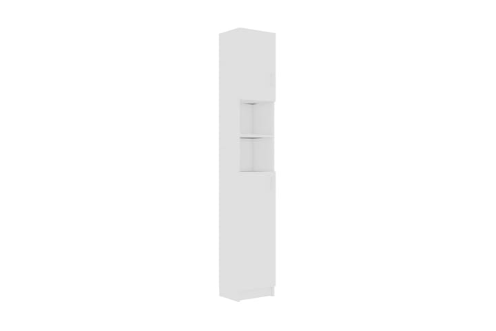 Kylpyhuonekaappi valkoinen 32x25,5x190 cm lastulevy - Kylpyhuone - Kylpyhuonekalusteet - Kylpyhuonekaapit
