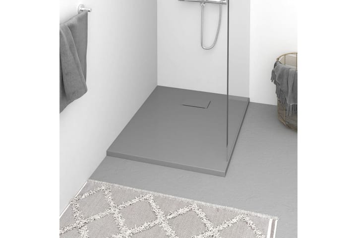 Suihkualusta SMC harmaa 90x70 cm - Kylpyhuone - Kylpyhuonetarvikkeet - Muuta