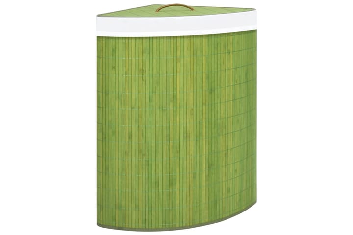 Bambu kulmapyykkikori vihreä 60 l - Sisustustuotteet - Sisustuslaatikot & korit - Pyykkikorit