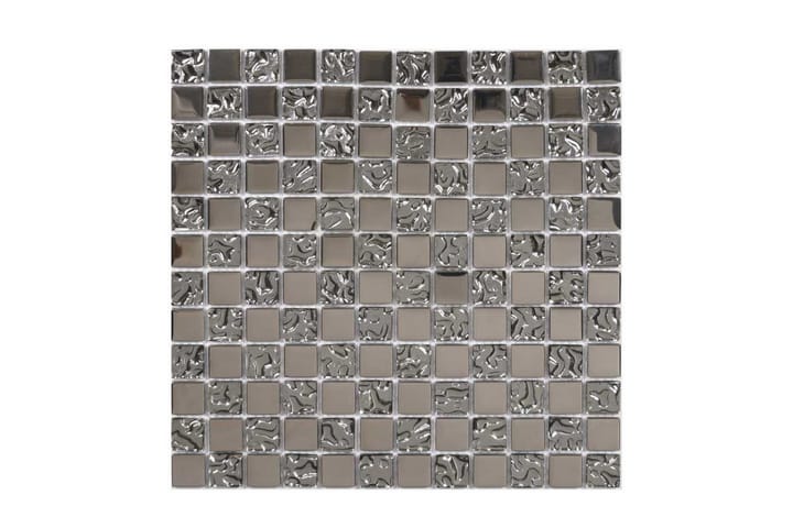 Kristallimosaiikki Glow Silver 30X30 - Seinälaatat & Lattialaatat - Mosaiikki - Lasimosaiikki