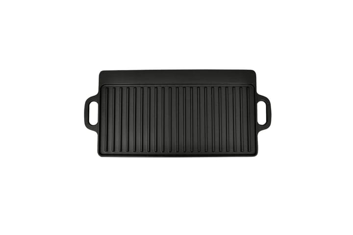 Kännettävä valurauta grillilevy 2 kpl 38x23 cm - Musta - Piha & ulkoaltaat - Grillaus - Grillitarvikkeet