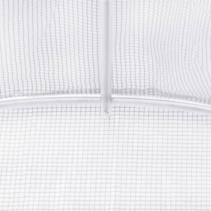 Kasvihuone 4,5m² 300x150x200 cm - Valkoinen - Piha & ulkoaltaat - Grillaus - Kaasugrillit