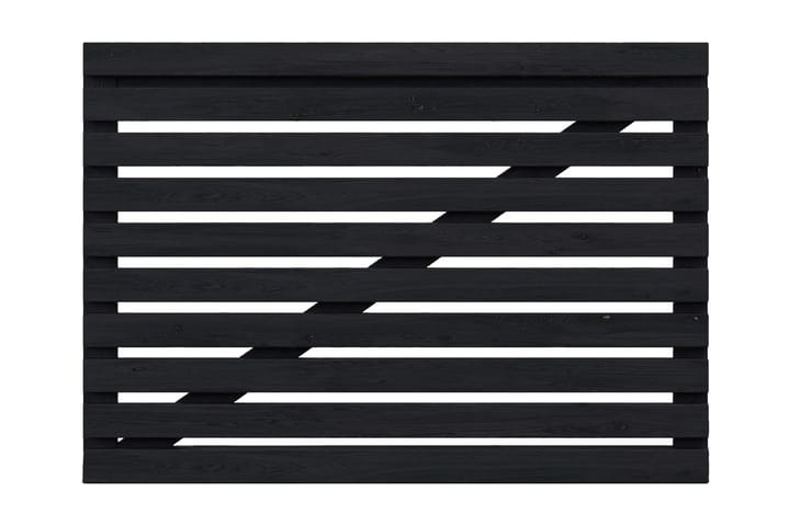Ovi ulkokeittiöön 80 * 56,5 cm musta FSC (B) - Musta - Piha & ulkoaltaat - Grillaus - Ulkokeittiö - Tee oma ulkokeittiösi